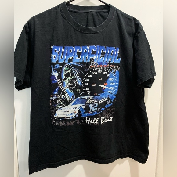 Other - Superficial Racing Hell Bent like style shirt. Grailed. Used. Size Small.